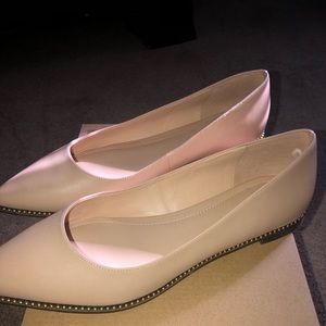 Coach waverly beadchain leather flats. Size 9
